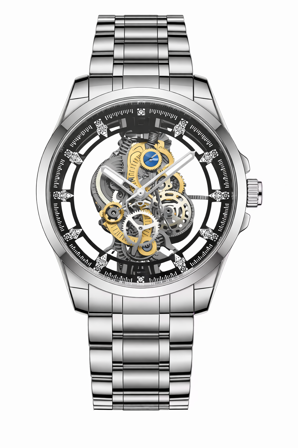 Venezia Vintage Silver Black steel