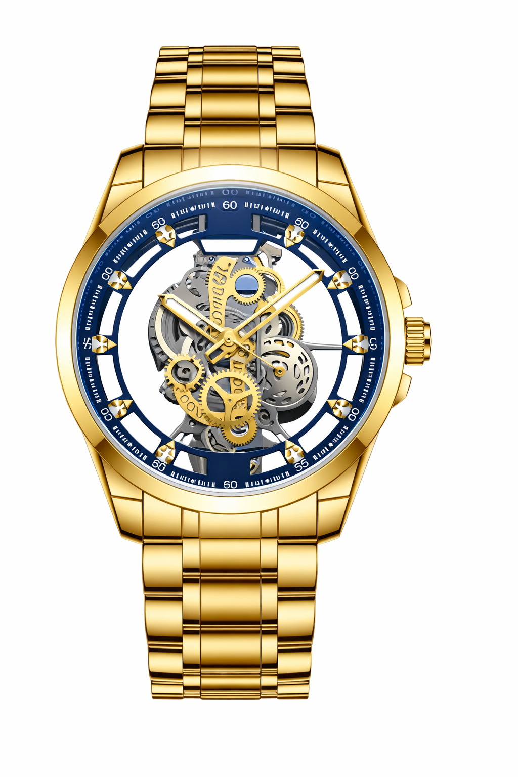 Venezia Vintage Gold Blue steel